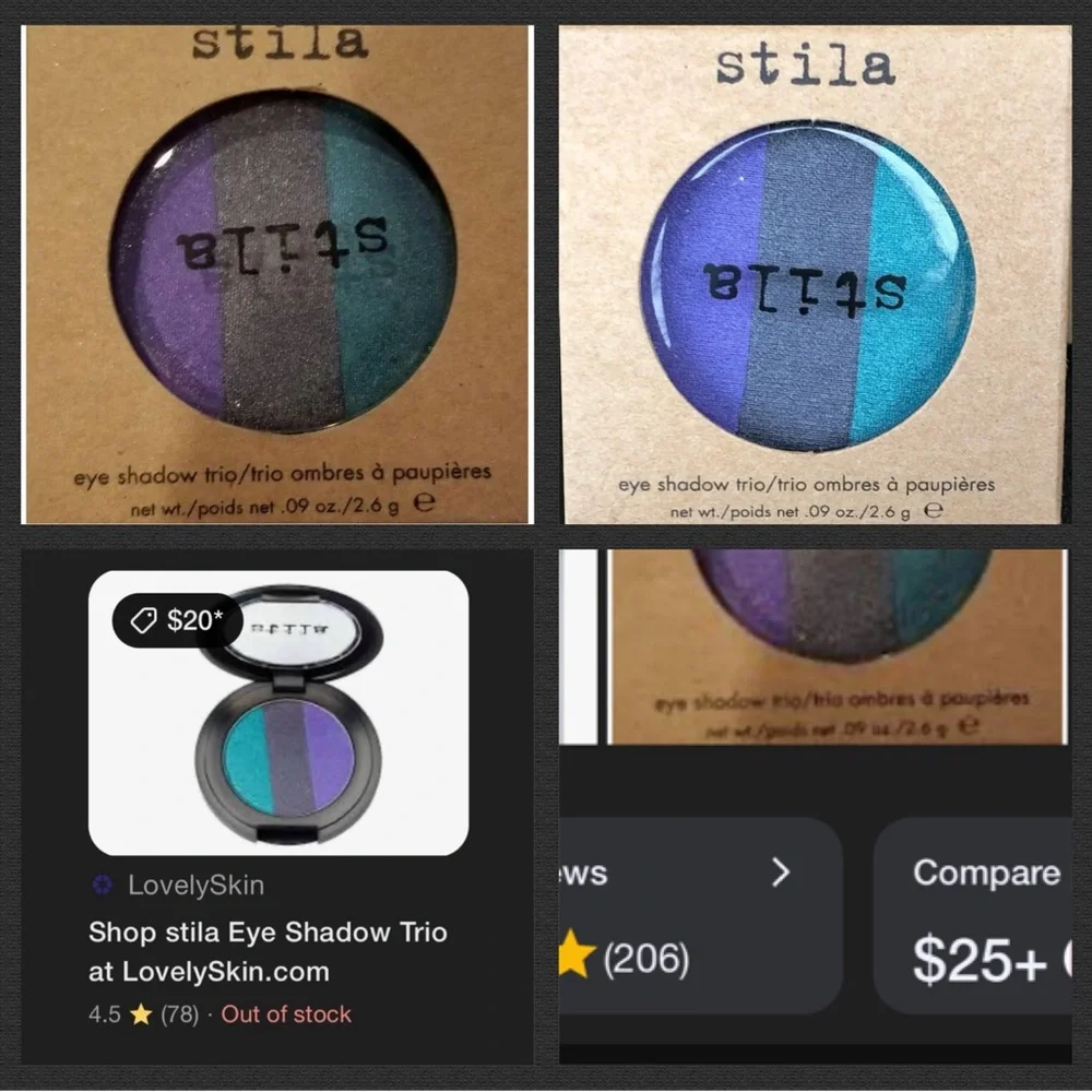 STILA Eye Shadow Trio! “After Hours” Fan favorite! trio ombres à paupières
